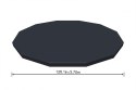 Pokrywa 370cm na Basen stelażowy i panelowy 360-366cm/12FT BESTWAY