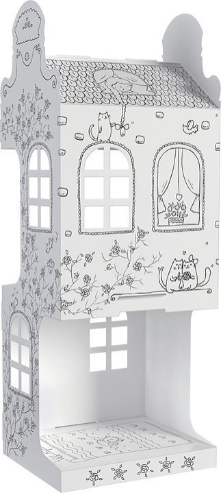 Domek "ul. Różana 9" przestrzenna kolorowanka 3D