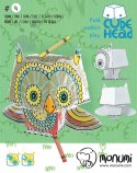 "Sowa" kolorowanka-składanka 3D dla dzieci