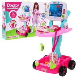 Wózek Małego Lekarza Różowy