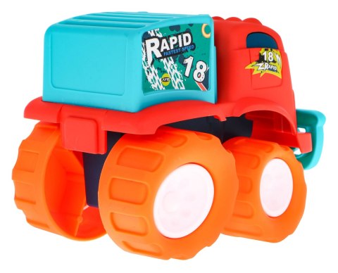 Zestaw 3 autek terenowych Little Monster dla dzieci 3+ Napęd bez baterii + Duże koła