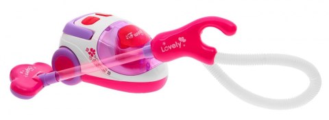 Wózek sprzątajacy dla dizeci 3+ Interaktywny odkurzacz + Kulki do wciągania + Akcesoria zestaw AGD 14 el.