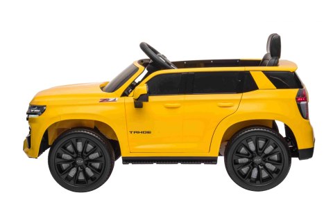 Chevrolet Tahoe - SUV - Elektryczne Autko dla dzieci Żółte + Pilot