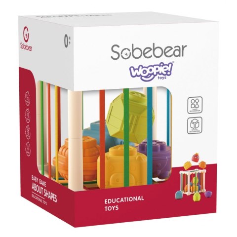 WOOPIE Elastyczna Kostka Sensoryczna Sorter dla Dzieci 7 el.