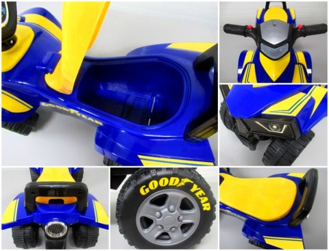 Jeździk GOODYEAR NIEBIESKI Świtała+Klakson