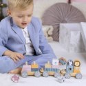 Kolejka z wagonikami i zwierzątkami do ciągania Viga Toys PolarB