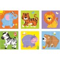 Drewniana układanka Zoo Puzzle Viga Toys 4 klocki