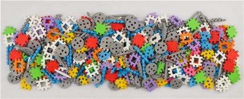 Klocki Konstrukcyjne MINI WAFLE "konstruktor" 140 szt.