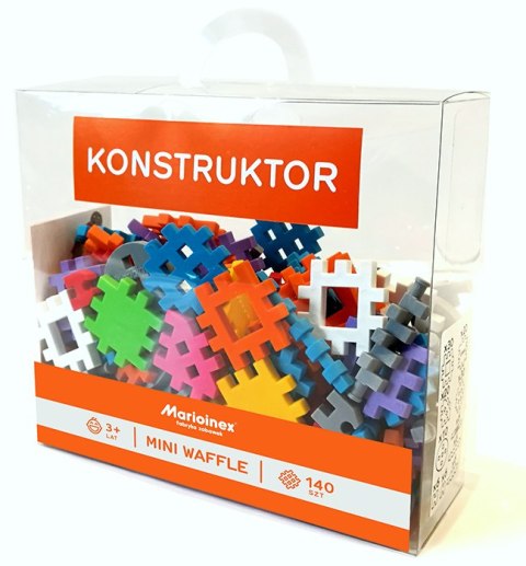 Klocki Konstrukcyjne MINI WAFLE "konstruktor" 140 szt.