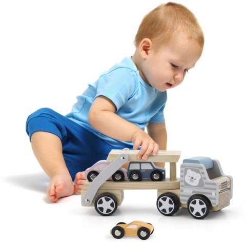 Drewniana laweta z samochodzikami Viga Toys PolarB