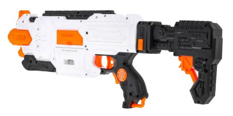 Duży karabin dla dzieci 8+ Akcesoria + 48 miękkich pocisków Zabawkowa broń Fast Pioneer