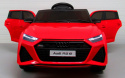 AUDI RS6 GT Czerwony Auto na akumulator EVA Skóra pilot