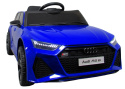 AUDI RS6 GT Niebieski Auto na akumulator EVA Skóra pilot