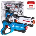 2 Pistolety laserowe dla dzieci 8+ Laser Tag 4 drużyny + 4 rodzaje broni + Interaktywne funkcje