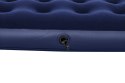 Dmuchany Materac turystyczny do spania Flokowany BESTWAY 188x99x22cm + Zestaw naprawczy