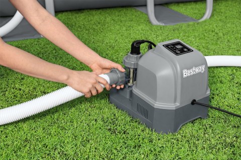 Chlorator słonej wody do basenów Generator chloru BESTWAY Czyszczenie wody + Paski testowe