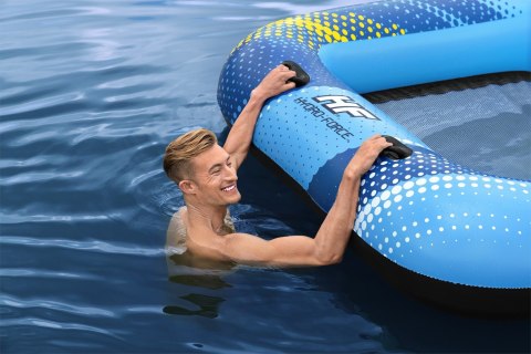 Dmuchana Wyspa do pływania 4-osobowa BESTWAY 305x186x58cm + Daszek + Siateczkowe dno