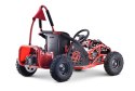 Gokart Fast Dragon na akumulator Czerwony 30km/h + Silnik 1000W + Koła pompowane + Regulacja siedzenia + Pasy