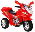 Motorek Trójkołowy BJX-088 elektryczny dla najmłodszych Czerwony + Dźwięki + Światła