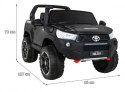 Pojazd Pickup Toyota Hilux Czarna