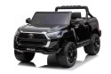 Toyota Hilux na akumulator dla dzieci Czarny Pickup + Napęd 4x4 + Pilot