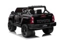 Toyota Hilux na akumulator dla dzieci Czarny Pickup + Napęd 4x4 + Pilot