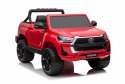 Toyota Hilux na akumulator dla dzieci Czerwony Pickup + Napęd 4x4 + Pilot