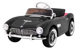 Autko BMW 507 Retro elektryczne dla dzieci Czarny Roadster