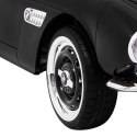 Autko BMW 507 Retro elektryczne dla dzieci Czarny Roadster