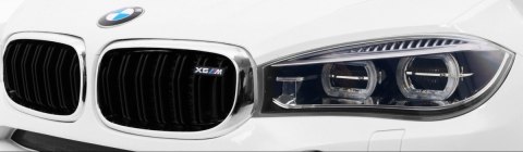 BMW X6M Elektryczne Autko dla dzieci, Biały SUV + Pilot