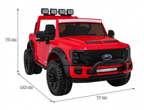 Pojazd Ford Super Duty Czerwony Pickup
