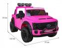 Pojazd pickup - Ford Super Duty Różowy
