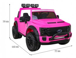 Pojazd pickup - Ford Super Duty Różowy