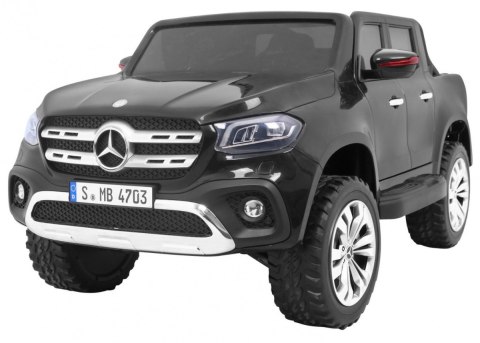 Mercedes Benz X-Class dla dzieci Czarny Pickup + Pilot + Napęd 4x4