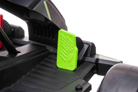 Gokart Fast 3 Drift na akumulator dla dzieci Czarny + Funkcja driftu + Silniki 2x150W + Radio LED + Pasy