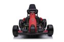 Gokart Fast 3 Drift na akumulator dla dzieci Czerwony + Funkcja driftu + Silniki 2x150W + Radio LED + Pasy