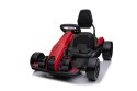 Gokart Fast 3 Drift na akumulator dla dzieci Czerwony + Funkcja driftu + Silniki 2x150W + Radio LED + Pasy