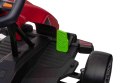 Gokart Fast 3 Drift na akumulator dla dzieci Czerwony + Funkcja driftu + Silniki 2x150W + Radio LED + Pasy