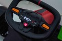 Gokart Fast 3 Drift na akumulator dla dzieci Czerwony + Funkcja driftu + Silniki 2x150W + Radio LED + Pasy