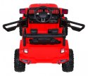 Autko Jeep Dark Night na akumulator dla dzieci Czerwony + Wolny Start + EVA + Audio LED