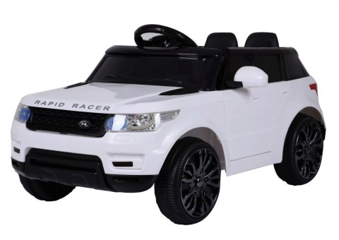 Autko Start Run na akumulator, Biały SUV + Pilot