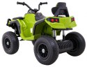 Quad ATV Air na akumulator dla dzieci Zielony + Koła pompowane + Radio MP3 + Wolny Start