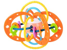 Sensoryczny gryzak dla maluszka grzechotka ZA4308 PO