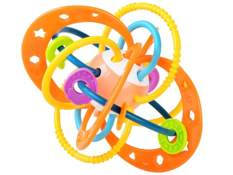 Sensoryczny gryzak dla maluszka grzechotka ZA4308 PO