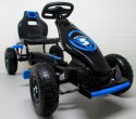 GOKART G8 NIEBIESKI, gokart dziecięcy, pompowane koła