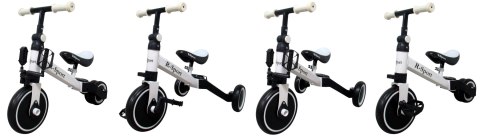 Rowerek biegowy P8 BIAŁY R-Sport +pedała wielofunkcyjny