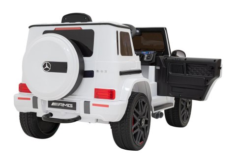 Mercedes AMG G63 dla dzieci Biały + Pilot