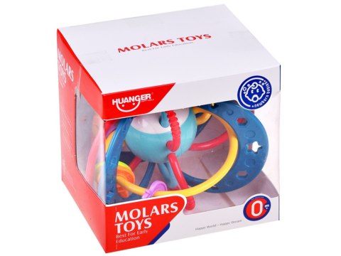 Sensoryczny gryzak dla maluszka grzechotka ZA4308 NI