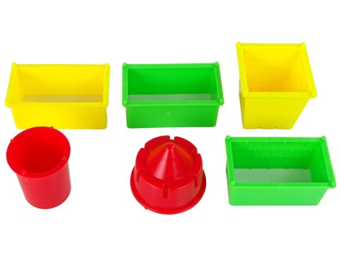 Magiczny Piasek Zestaw Foremki Kolorowe