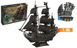 Puzzle 3D Duży zestaw okręt piracki Zemsta Królow Cubic Fun